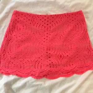 Lilly Pulitzer Hot Pink Skort